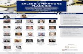 SCM14 3rd Annual Sales and Operations Planning