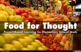 Food for Thought  Project-based Learning in Math
