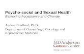 Psycho-Social and Sexual Health: Balancing Acceptance and Change