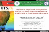 Impacts of large-scale drought and deluge on phenology and vegetation productivity in Southeastern Australia
