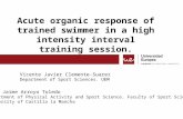 Use of biotechnology devices to analyse fatigue process in swimming training