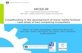 Crowdfunding in the development of social media fanbase – case study of two competing ecosystems