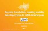 Customer Sharing: tixCraft - Success from failure: Creating Scalable Ticket System to Fulfill Demand Peak