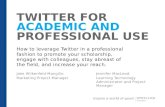 Twitter for Academic and Professional Use | Wheelock College