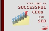 Tips for Succesful SEO