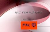 The pac 10.
