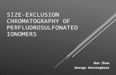 Size-exclusion chromatography of perfluorosulfonated ionomers