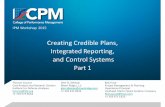 Credible Plans, Integrated Reporting, and Control Systems