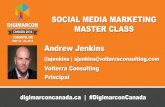 Social Media Marketing Master Class - Andrew Jenkins, Volterra Consulting
