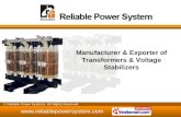 Industrial Transformers by Reliable Power Systems Faridabad