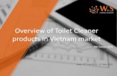 Report about Toilet Cleaner Products in Vietnam Market 2015