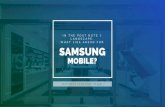 What Lies Ahead for Samsung Mobile?