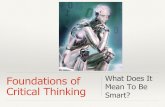 Foundations of Critical Thinking Unit Four