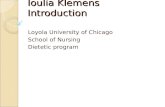 Ioulia Klemens Introduction