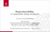 Reproducibility in Scientific Data Analysis - BioScience Seminar