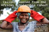 OpenEd16 African Scholarship Lessons Learned (Long Version)