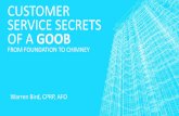 Customer Service Secrets of a Goob