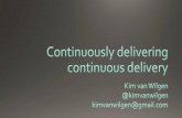 Continuously delivering continuous delivery