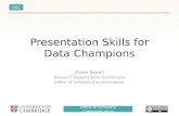 Presentation Skills for Data Champions