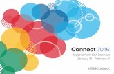 Connect 2016: Insights from IBM Connect (January 31 - February 3)