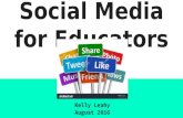 Social media for educators kelly leahy