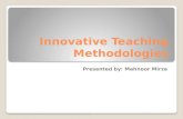 Innovative Teaching Methodologies
