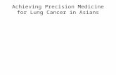 High Incidence of Lung cancer in Asians Not Due to Second-Hand Smoke
