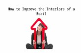 How To Improve The Interiors Of A Boat