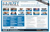 Client Payroll conference agenda