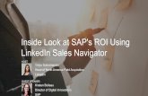 Inside Look at SAP's ROI from using Sales Navigator