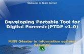 Portable tool for digital forensic (ptdf v1.0)