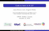 Code to learn in k-12?