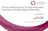 NCCMT Spotlight Webinar: Action Framework for Equity-Integrated Population Health Status Reporting