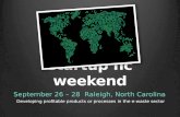 StartUp NC Weekend on IT & E-Waste: Sept. 26-28 Raleigh NC