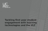 Tackling first year student engagement with learning technologies and the VLE