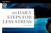 10 Daily Steps for Less Stress