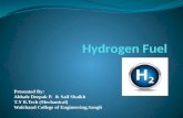 Hydrogen fuel  an alternative source of energy