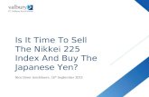Is it time to Sell the Nikkei 225 Index & Buy The Japanese Yen?
