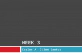 Week 3 Carlitos