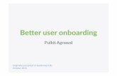 Better User Onboarding (for web & mobile products)