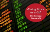 Giving Stock as a Gift