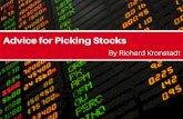 Advice for Picking Stocks