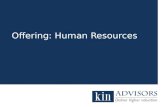 Human Resources Offering: Kin Advisors