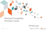 Backward Compatibility Developer's Guide in Magento 2