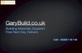 Garybuild Building Supplies with Free Next Day Delivery