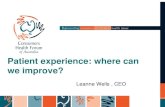 Patient experience: where can we improve?
