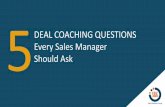 5 Deal Coaching Questions Every Sales Manager Should Ask