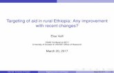 Targeting of aid in Ethiopia