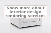 Know more about interior design rendering services