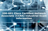 200-601 Cisco Certified Network Associate (CCNA) Industrial Exam Information